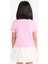 Kız Çocuk Barbie Fitted Bisiklet Yaka Ribana Kısa Kollu Tişört E2614A825SM 6