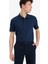 Regular Fit Polo Yaka Dokulu Basic Düz Kısa Kollu Tişört B4939AX25SM 7