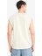 %100 Pamuk Boxy Fit Bisiklet Yaka Baskılı Atlet C5040AX25HS 8