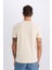 %100 Pamuk Slim Fit Dar Kesim Bisiklet Yaka Baskılı Kısa Kollu Tişört C2078AX25SM 6