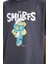 Kız Çocuk The Smurfs Relax Fit Bisiklet Yaka Sırt Baskılı Kısa Kollu Tişört E1882A825SM 6