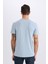 %100 Pamuk Slim Fit Dar Kesim Bisiklet Yaka Baskılı Kısa Kollu Tişört X3932AZ25SM 6