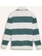 Boxy Fit Dik Yaka Yarım Fermuarlı Çizgili Sweatshirt C7045AX24AU 9