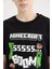 Erkek Çocuk Minecraft Bisiklet Yaka Kısa Kollu Tişört E3093A825SM 7