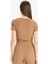 Slim Fit Dar Kesim Bisiklet Yaka Bürümcük Kısa Kollu Tişört E0991AX25SP 6