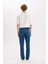 Diago Comfort Fit Rahat Kalıp Yüksek Bel Geniş Paça Jean Pantolon E3324AX25SP 7