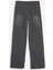 Comfort Straight Yüksek Bel Bilek Boy Jean Yıkamalı Pantolon E3413AXNS 9