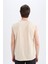 %100 Pamuk Boxy Fit Baskılı Bisiklet Yaka Atlet E3218AX25HS 6