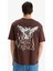 %100 Pamuk Vikings Valhalla Comfort Regular Fit Rahat Kalıp Bisiklet Yaka Sırt Baskılı Kısa Kollu Tişört B5533AX25SP 7