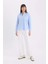 Oversize Geniş Kalıp Basic Düz Oxford Uzun Kollu Gömlek C4597AX25SP 6
