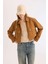 Coool Crop Dik Yaka Fermuarlı Cepli Gabardin Ceket E4029AX25SP 6