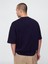 Erkek Lacivert Heavyweight Bisiklet Yaka Sweatshirt 4
