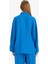Relax Fit Basic Düz Keten Karışımlı Uzun Kollu Tesettür Gömlek Tunik D9702AX25SM 7
