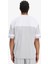 fit Oversize Geniş Kalıp Bisiklet Yaka Baskılı Sporcu Kısa Kollu TIŞÖRT E4122AX25SM 7