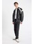 Regular Fit Kolej Yaka Bomber Fermuarlı Mevsimlik Hafif Mont C5844AX25SP 6
