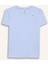 Kız Çocuk Slim Fit Dar Kesim Bisiklet Yaka İşlemeli Fitilli Kaşkorse Kısa Kollu Tişört B6925A825SM 10