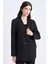 Oversize Geniş Kalıp Ceket Yaka Blazer Ceket C2457AX25SP 4