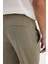 Relax Fit Rahat Kesim Kısa Paça Keten Görünümlü Yazlık Kumaş Pantolon E4790AX25SM 7