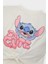 Kız Bebek Disney Lilo & Stitch 2'li Takım Bisiklet Yaka Kısa Kollu Tişört Fitilli Kaşkorse İspanyol Paça Tayt E4802A525SM 6