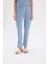 Pijama Takımı Çizgili Kısa Kollu Üst Esnek Belli Uzun Alt-Fall in Love E0275AX25SP 6