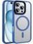 iPhone 16 Pro Max Kılıf Şık Tasarımlı Wireless Şarj Özellikli Treno Magsafe Kapak 1