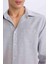 Modern Fit Polo Yaka Basic Düz Uzun Kollu Gömlek E5045AX25SM 6