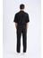 Yazlık Viskon Jogger Pantolon Regular Fit Normal Kesim Keten Karışımlı Düz Paça Cepli B4867AX25SM 7