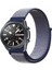 Samsung Galaxy Watch 3 45MM Akıllı Saat Uyumlu Spor Kumaş Desenli Cırt Cırtlı Kordon Kayış 1