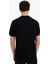 Standart Fit Polo Yaka Kısa Kollu Siyah Triko Tişört E4603AX25SM 6