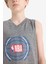 Erkek Çocuk NBA Wordmark V Yaka Atlet E4847A825HS 6