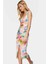 Şık Bodycon V Yaka Örme Midi Elbise Polyester Elastan Kumaştan Gündüz ve Gece Rahat Kullanım 2