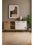 Tamamı Mdf Sinem 3 Kapaklı Çift Renkli Çok Amaçlı Konsol Salon / Yemek Odası / Oturma Odası 6