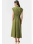 Maxi Dokuma Elbise Viskoz Poliamid A Line Günlük Stil Şık Görünüm Özenle Seçilmiş 3