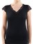 Kadın Modal Elastan T-Shirt 1348 - Siyah 1