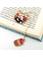Elma Yiyen Panda Bookmark Okuyucu Metal Ayraç Kitap Ayracı Zincirli AY044 2