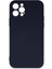 iPhone 12 Pro Max Kılıf Nano Içi Kadife Silikon - Lacivert - NFND6824-8367 1