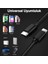 Ally Usb-Type C iPhone 20W Pd Hızlı Şarj Kablosu 20CM Kısa Kopmaz Halat Kablo-(1 - PHN7288-8109 4