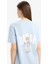 Looney Tunes Bisiklet Yaka Kısa Kollu Gecelik-Fall in Love E4317AX25SM 8