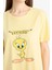 Looney Tunes Bisiklet Yaka Kısa Kollu Gecelik-Fall in Love E4320AX25SM 6