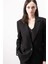 Oversize Geniş Kalıp Düğmeli Basic Düz Blazer Ceket B0490AX25SP 9