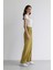 Wide Leg Keten Karışımlı Palazzo Pantolon Yüksek Bel Geniş Bol Paça Pensli Cepli A1922AX25SM 6