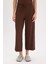 Pijama Takımı Fitilli Kaşkorse Kısa Kollu Üst Esnek Belli Kapri Boy Alt-Fall in Love E0865AX25SP 6