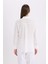 Regular Fit Basic Düz Çift Cepli Uzun Kollu Gömlek E5925AX25SP 9