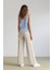 Wide Leg Kumaş Palazzo Pantolon Üç Cepli Normal Bel Standart Boy E5970AX25SP 7