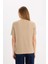 Regular Fit Yuvarlak Yaka Basic Düz Bürümcük Kısa Kollu Tişört D8659AX25SP 6