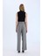 Wide Leg Yüksek Bel Geniş Düz Paça Pensli Flanel Pantolon E6115AX24WN 6