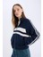 Coool Fitted Dik Yaka Cepli Kalın Fermuarlı Sweatshirt E5375AX25SP 6