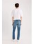 Pedro Slim Fit Dar Kalıp Normal Bel Dar Paça Jean Pantolon E5429ax25sp 7