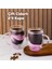 16796 Double Feather Çift Cidarlı Kupa 2 Adet 350 ml 1