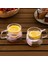 16797 Double Feather Çift Cidarlı Kupa 2 Adet 200 ml 2